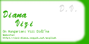 diana vizi business card
